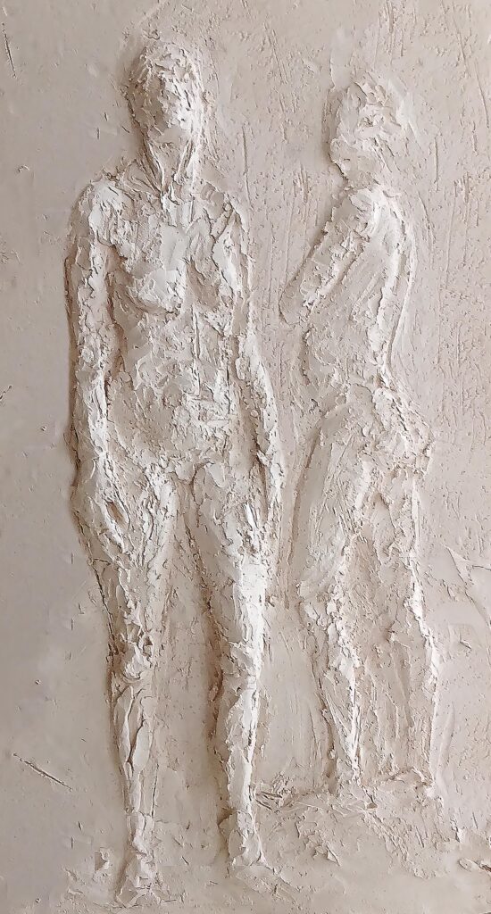 Esquisse – Bas-relief d’après modèle vivant – Argile