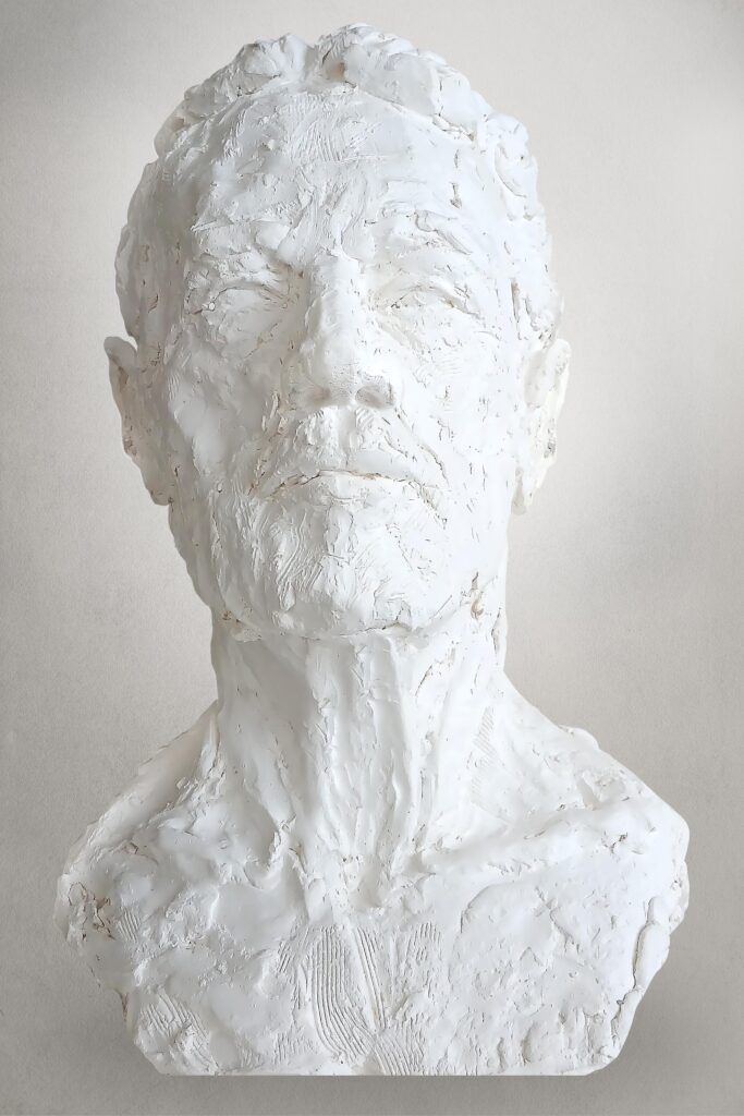 Portrait d’après modèle vivant – Tirage en plâtre
